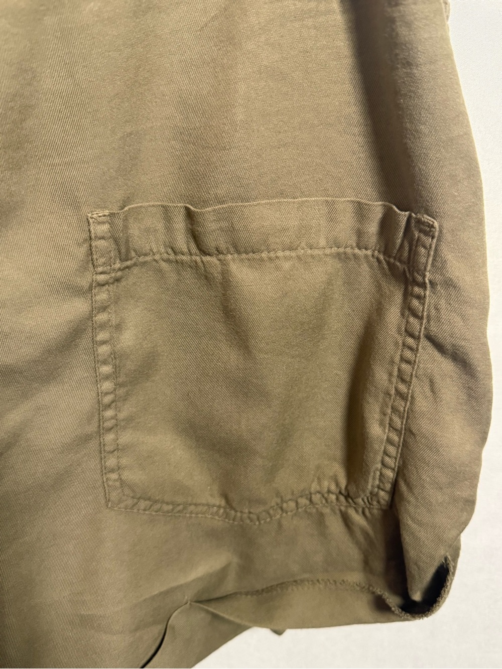Billabong Olive Green Utility Romper Shorts - Picture 7 of 8